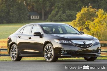 Insurance rates Acura TLX in Raleigh