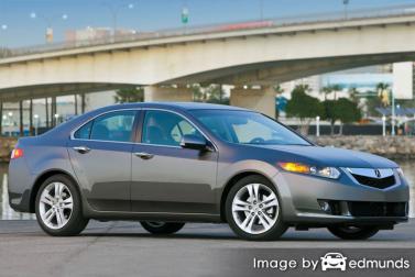 Insurance rates Acura TSX in Raleigh