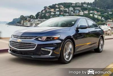 Insurance rates Chevy Malibu in Raleigh