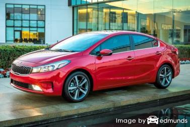 Insurance rates Kia Forte in Raleigh