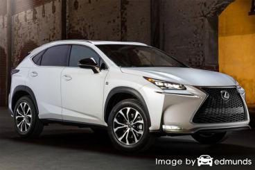 Insurance rates Lexus NX 200t in Raleigh