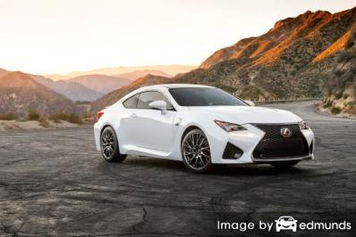 Insurance rates Lexus RC F in Raleigh