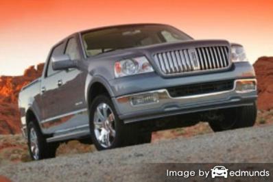 Insurance rates Lincoln Mark LT in Raleigh