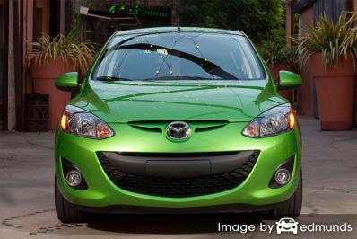 Insurance rates Mazda 2 in Raleigh