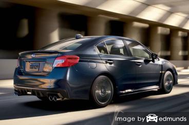 Insurance quote for Subaru WRX in Raleigh