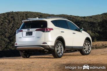 Insurance rates Toyota Rav4 in Raleigh